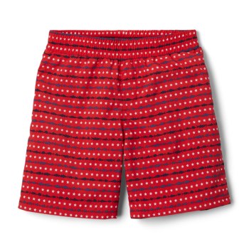 Columbia PFG Super Backcast, Pantalones Cortos Rojos Rayas Para Niño | 076184-BPG